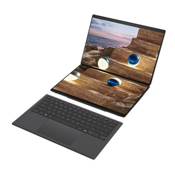 Laptop Asus Zenbook Duo UX8407AA-SN439WS (Ultra X7 358H | 32GB | 512GB |  Intel® Arc™ Graphics | 14 inch 3K OLED 144Hz | Cảm ứng | Win 11 | Office | Xám)