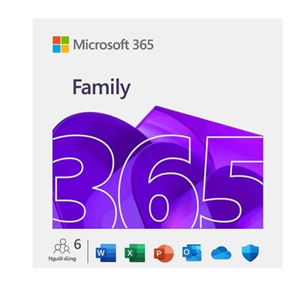 Phần mềm M365 Family English APAC Subscr 1YR Medialess (EP2-36878)