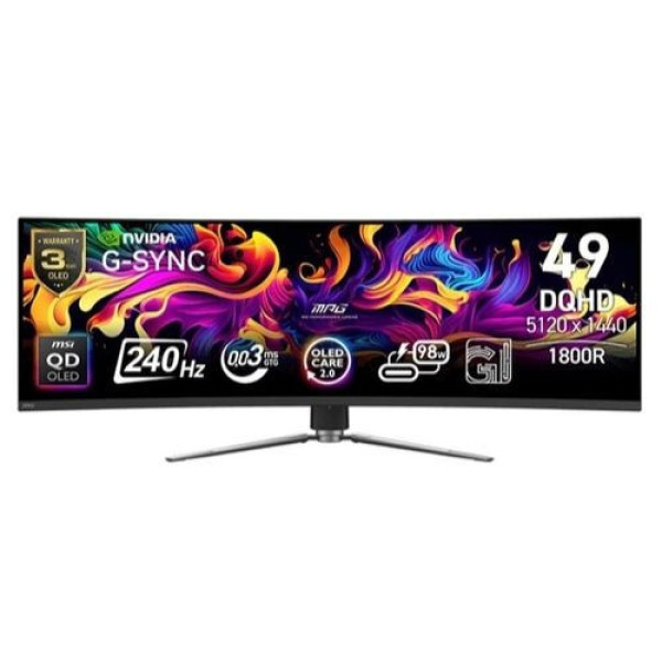 Màn hình MSI MPG 491CQPX QD-OLED (49 inch | QD-OLED | DQHD | 240Hz | 0.03ms)