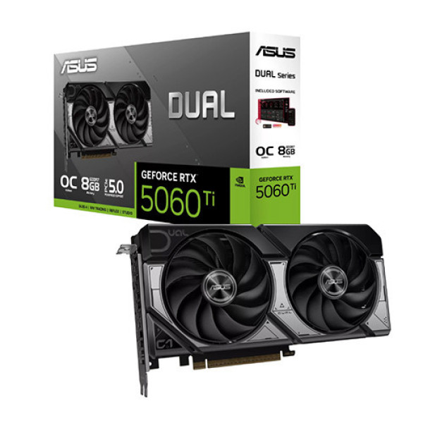 VGA ASUS Dual RTX 5060 Ti 8GB GDDR7 OC (DUAL-RTX5060TI-O8G)
