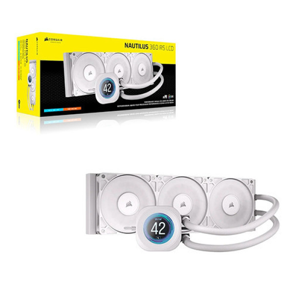 Tản nhiệt nước AIO Corsair NAUTILUS 360 RS LCD White CW-9061034-WW