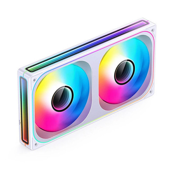 Fan case JONSBO ZB-240W WHITE LED ARGB (FAN xuôi)