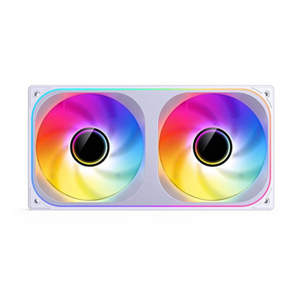 Fan case JONSBO ZB-240WR WHITE LED ARGB REVERSE (FAN ngược)