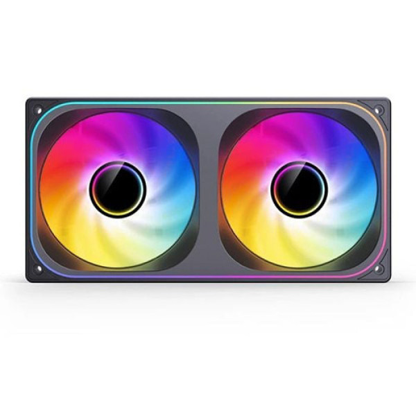 Fan case JONSBO ZB-240B BLACK LED ARGB (FAN xuôi)
