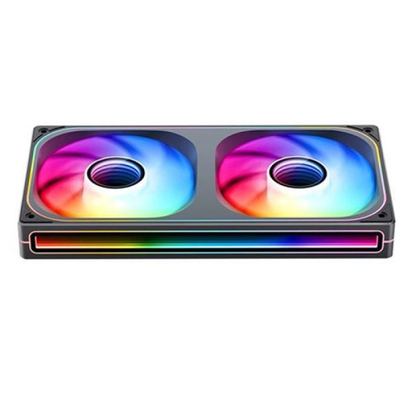 Fan case JONSBO ZB-240B BLACK LED ARGB (FAN xuôi)