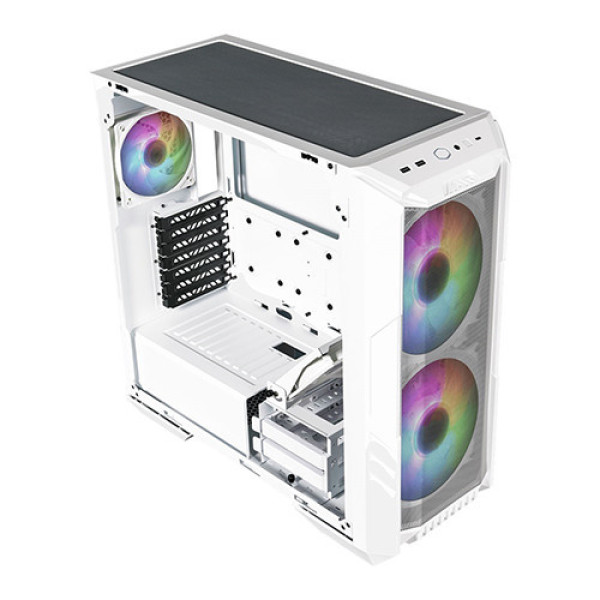 Vỏ case CoolerMaster HAF 500 WHITE (ATX, 3 Fan ARGB)