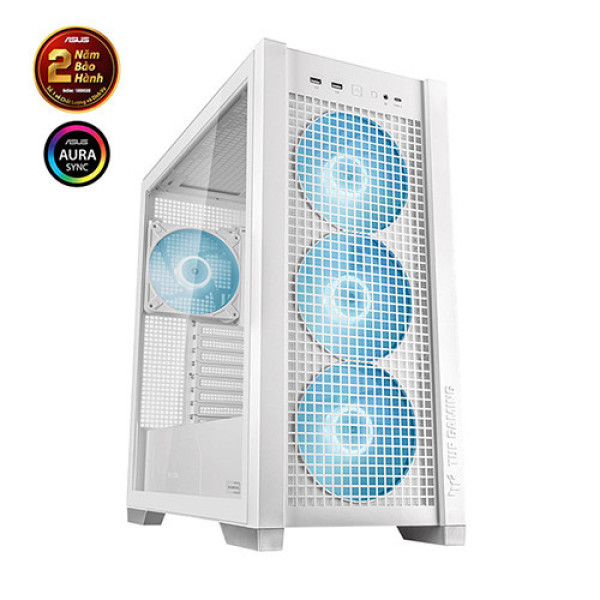Vỏ case ASUS TUF Gaming GT302 ARGB White (EATX/FULL TOWER/ Màu Trắng)