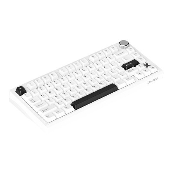 Bàn phím cơ DareU FLEX 75 White Black Pegasus switch