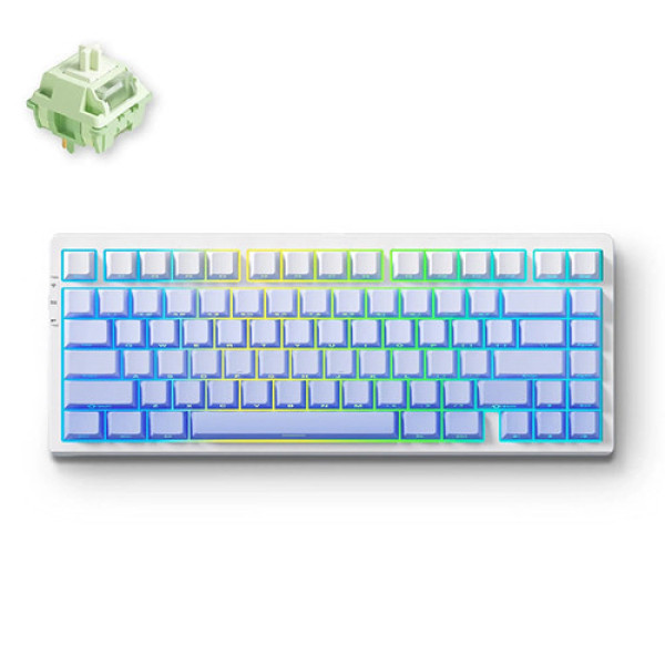 Bàn phím cơ MCHOSE G75 Pro Glacier Gradient Matcha Latte switch