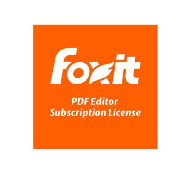 Phần mềm Foxit PDF Editor 1 year Subscription