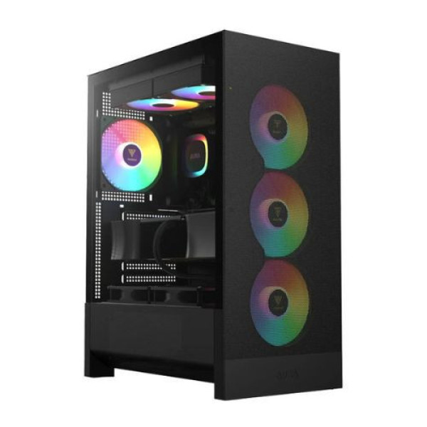 Vỏ Case Gamdias AURA GC15 BLACK (ATX/4 Fan) CAAURAGC15BLGA