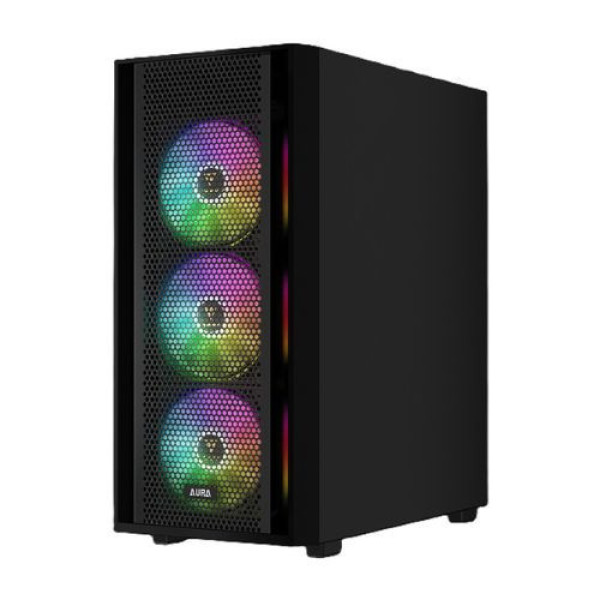 Vỏ Case Gamdias Aura GC2 Elite Black ARGB CAAURAGC2ELBLGA