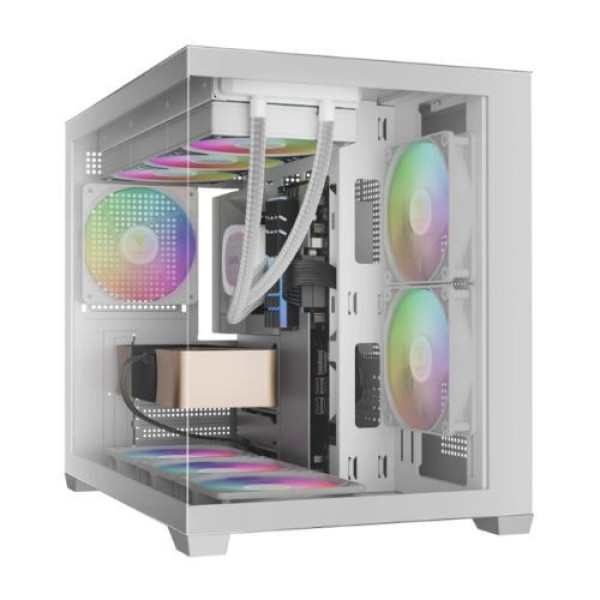 Vỏ Case Gamdias AURA GC10M V2 ARGB White CAAURAGC10MV2WHGA