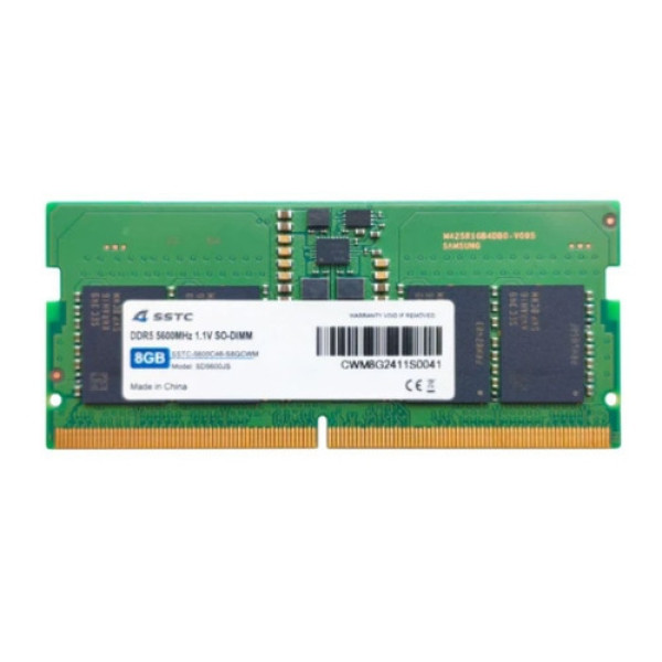 Ram Laptop SSTC 8GB DDR5 5600MHz SODIMM (SSTC-S5600-C46-8GB)