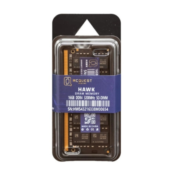 RAM Laptop McQuest HAWK 16GB DDR4 3200MHz (SODIMM)