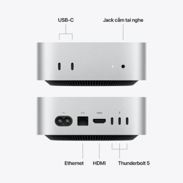 Mac mini M5 Pro 2026 15CPU 16GPU 24GB 512GB MHQN4SA/A - Chính hãng Apple Việt Nam