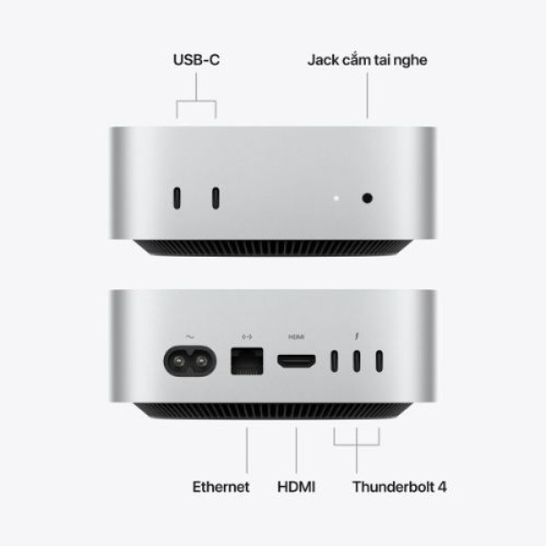 Mac mini M6 2026 12CPU 12GPU 16GB 256GB MHQK4SA/A - Chính hãng Apple Việt Nam