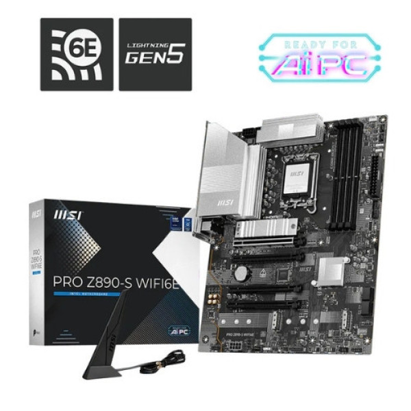 Mainboard MSI PRO Z890-S WIFI6E DDR5 (Wifi+Bluetooth+Thunderbolt 4)
