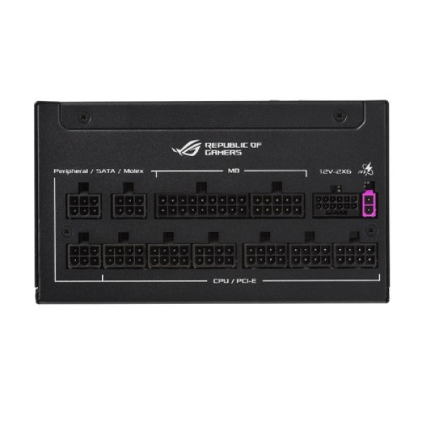 Nguồn máy tính ASUS ROG STRIX GAMING 1000P BLACK (1000W, ATX 3.1, PCIe 5.0, 80 Plus Plantinum, Full Modular, 10 năm bảo hành)