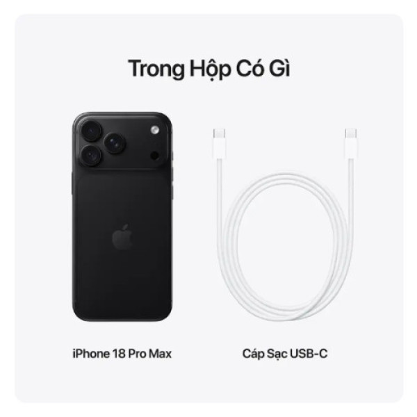 iPhone 18 Pro Max 1TB Đen