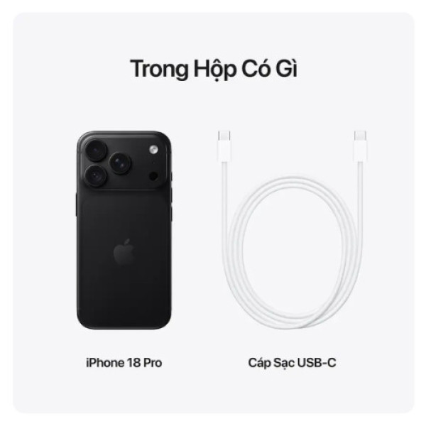 iPhone 18 Pro 1TB Đen