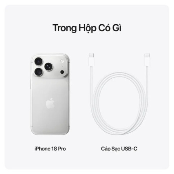 iPhone 18 Pro 1TB Bạc