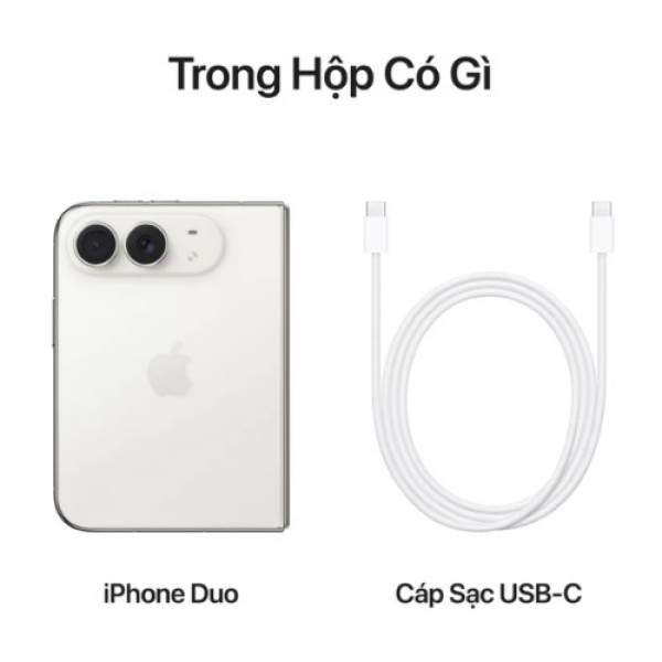 iPhone Duo 256GB Trắng Ánh Sao