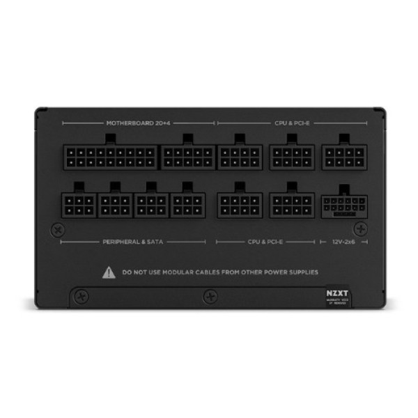 Nguồn máy tính NZXT C1200 BLACK ATX 3.1, 1200W, 80 Plus Gold, ATX 3.1, Full Modular PA-2G2BB-EU