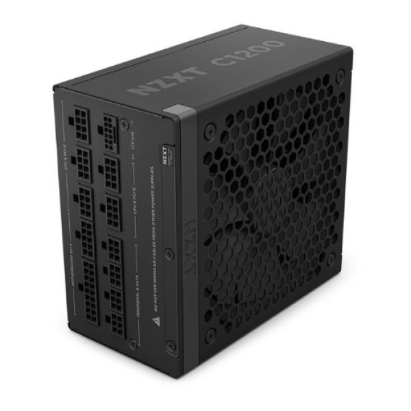 Nguồn máy tính NZXT C1200 BLACK ATX 3.1, 1200W, 80 Plus Gold, ATX 3.1, Full Modular PA-2G2BB-EU