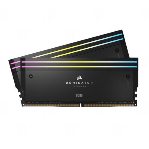 RAM Corsair DOMINATOR TITANIUM RGB 96GB (2x48GB) DDR5 6400MHz Black (CMP96GX5M2B6400C32)