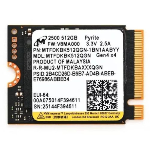 Ổ cứng GT SSD Micron 512GB - MTFDKBK512QGN-1BN1AABYYR