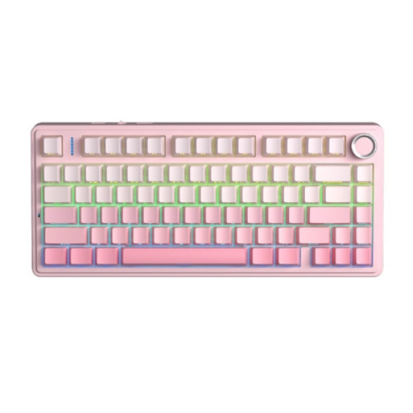 Bàn phím cơ AULA F75 Pink Gradient Dream Sakura switch