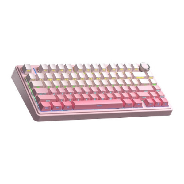 Bàn phím cơ AULA F75 Pink Gradient Dream Sakura switch