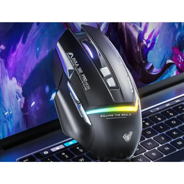 Chuột AULA S12 Pro Black