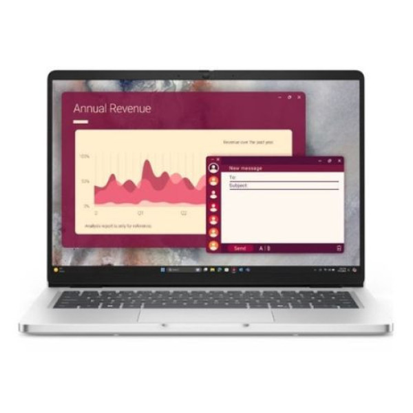 Laptop Dell Pro 14 PC14250 (Ultra 7 255U | 32GB | 512GB | Intel Iris Xe Graphics | 14 inch FHD+ | Win 11 Pro | Bạc)