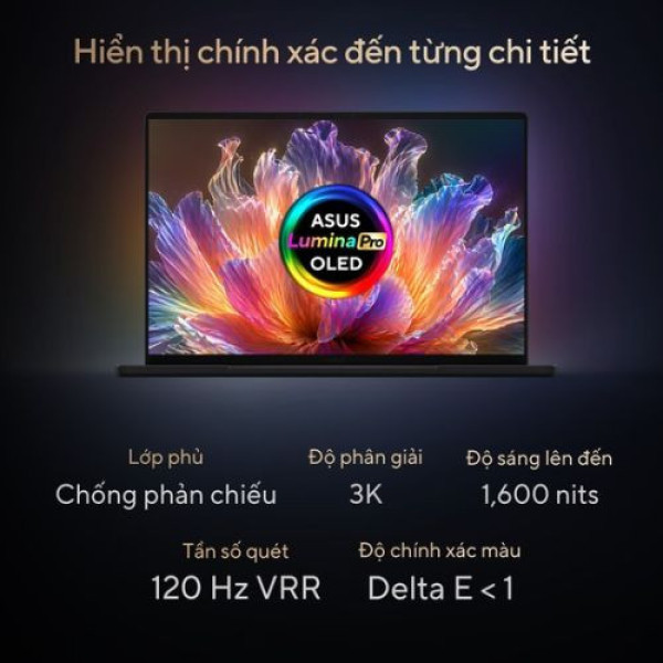 Laptop ASUS ProArt P14 H7407BA-SU304W (NVIDIA RTX Spark N1X | 48GB | 1TB | NVIDIA Blackwell RTX GPU | 14 inch 3K OLED | Cảm ứng | Win 11 | Đen)