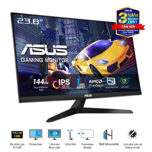 Màn Hình ASUS VY249HG2 (23.8 inch | IPS | FHD | 144Hz | 1ms)