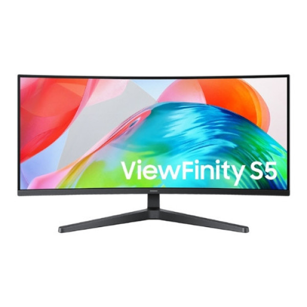 Màn Hình SAMSUNG ViewFinity S5 S55GH LS34H550GAEXXV (34.0 inch | WQHD | VA | 120Hz | 5ms | Cong)
