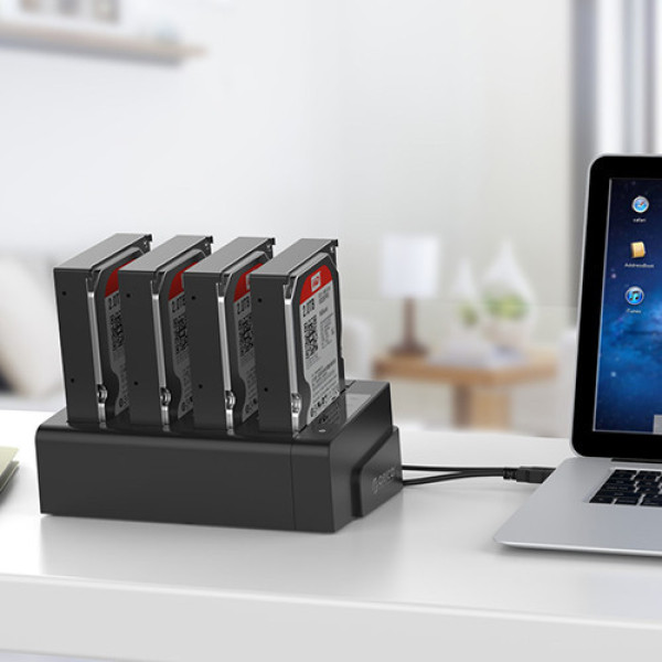 Docking Orico 4 khe cắm 6648US3-C USB 3.0 Đen
