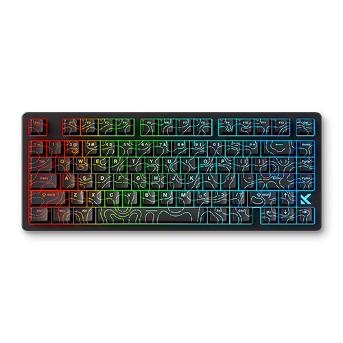 Bàn phím cơ MCHOSE Jet75 HE Black Topographic