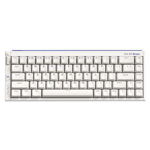 Bàn phím cơ MCHOSE Ace68 Turbo HE Nova White