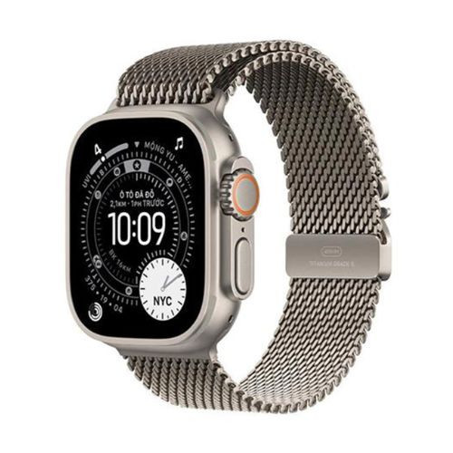 Apple Watch Ultra 3 Titanium 49mm GPS + Cellular Loop Milanese Natural size S MEWW4SA/A (Apple VN)