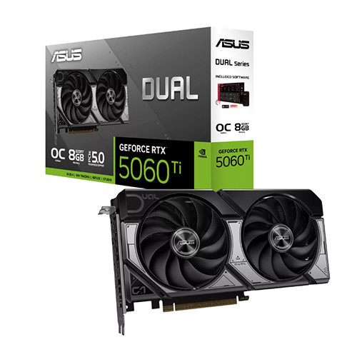 VGA ASUS Dual RTX 5060 Ti 8GB GDDR7 OC (DUAL-RTX5060TI-O8G)