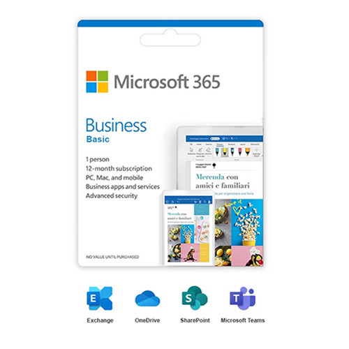 Dịch vụ trực tuyến Micrsoft 365 Business Basic - Annual - 12 tháng