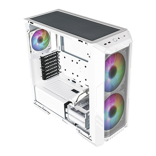 Vỏ case CoolerMaster HAF 500 WHITE (ATX, 3 Fan ARGB)