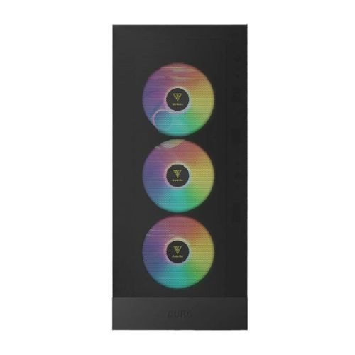 Vỏ Case Gamdias AURA GC15 BLACK (ATX/4 Fan) CAAURAGC15BLGA
