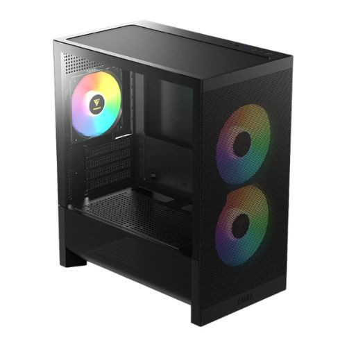 Vỏ Case Gamdias AURA GC15M Black ARGB (CAAURAGC15MBLGA)