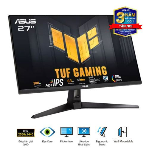 Màn Hình ASUS TUF Gaming VG27AQM5A (27 inch | IPS | 2K | 300Hz | 0.3ms | Speaker)