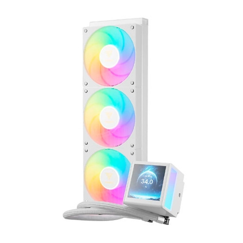 Tản nhiệt nước AIO Gamdias CHIONE P5-360 Trắng (WCCNEP5360WHGA)