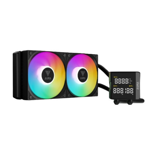 Tản nhiệt nước AIO Gamdias AURA GL240 LITE II DIGITAL Đen